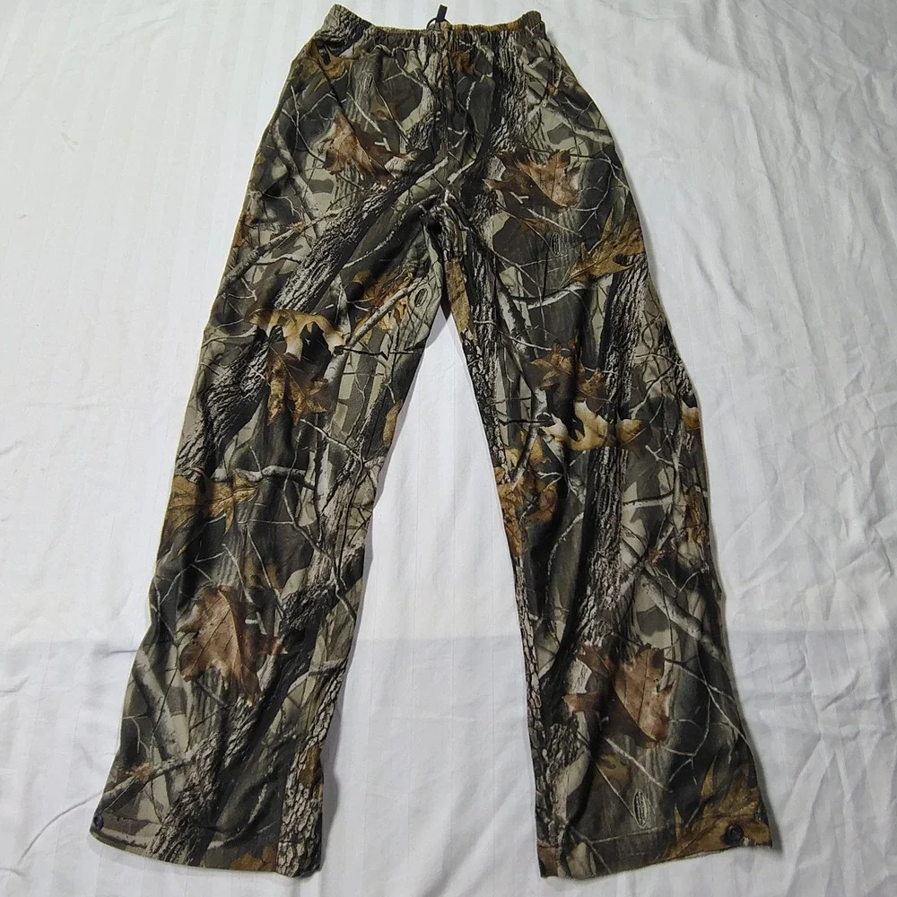Gamehide Realtree Hardwoods Men Size M Camo Polyester Mesh Lined Hunting Pants